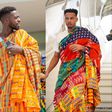 Nigerians bow as the Black Stars of Ghana rock Kente to outshine the Super Eagles AFCON arrival.