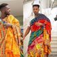 Nigerians bow as the Black Stars of Ghana rock Kente to outshine the Super Eagles AFCON arrival.