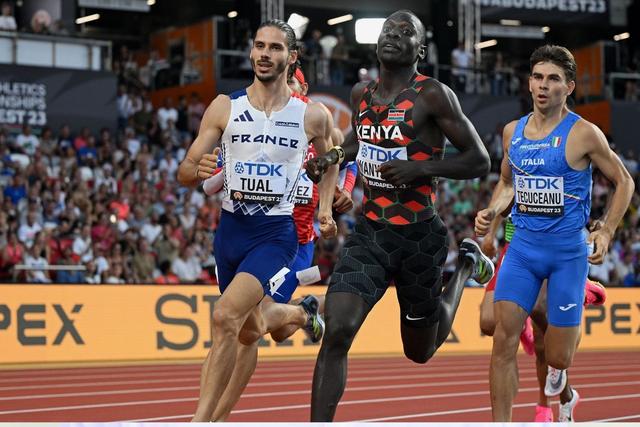 Emmanuel Wanyonyi of Kenya in a past race.