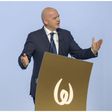 Gianni Infantino at the ceremony in Dubai.