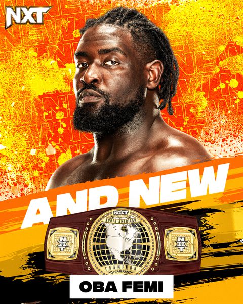 Oba Femi: Nigerian WWE superstar defeats Dragon Lee to become NEW NXT ...