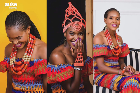 Faith Kipyegon displays cultural pride and stuns in beautiful traditional photos for her 30th birthday