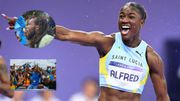 Julien Alfred: Did the bite on her Olympic gold medal uncover fears of dark rituals in St Lucia?