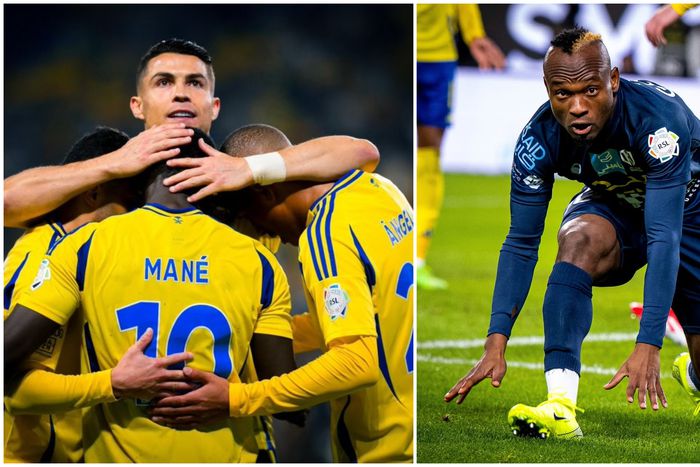 Al Nassr's Sadio Mane and Ronaldo were too strong for Saviour Godwin and his teammates.