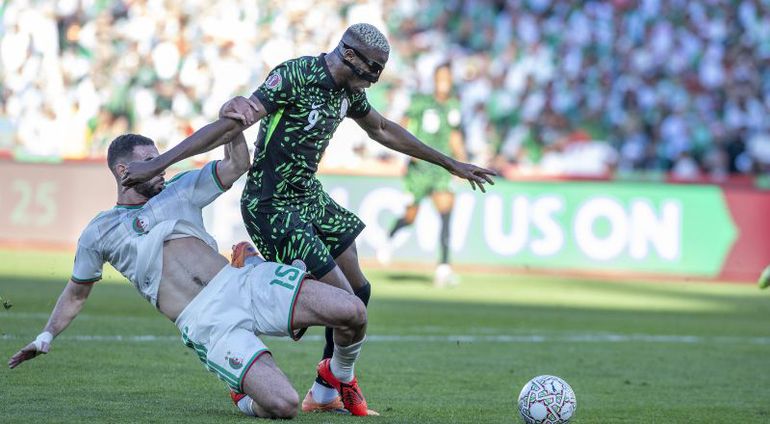 Victor Osimhen in action against Algeria || Image credit: Imago