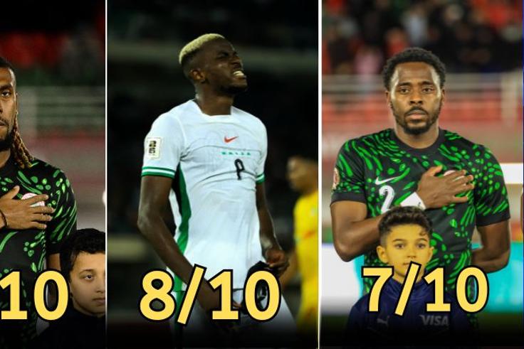 Algeria vs Nigeria: Osimhen shows football is a team game, Iwobi magnificent — Super Eagles Player Ratings