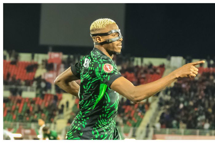 Osimhen claims he is not after Yekini's record