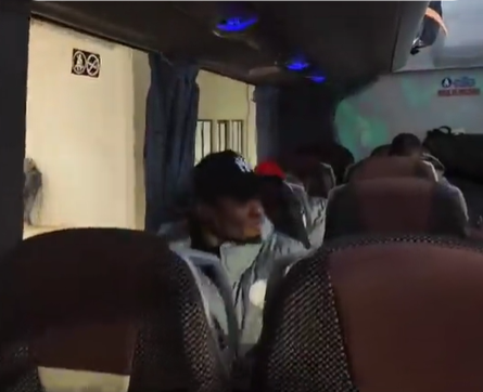 Samu Chukwueze makes his feelings known to is teammates