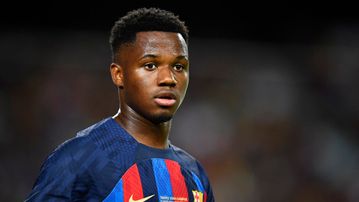 Barcelona's Ansu Fati injured in training