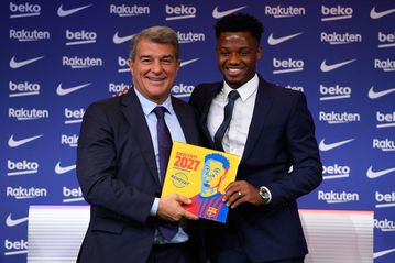 Joan Laporta provides update on Ansu Fati future