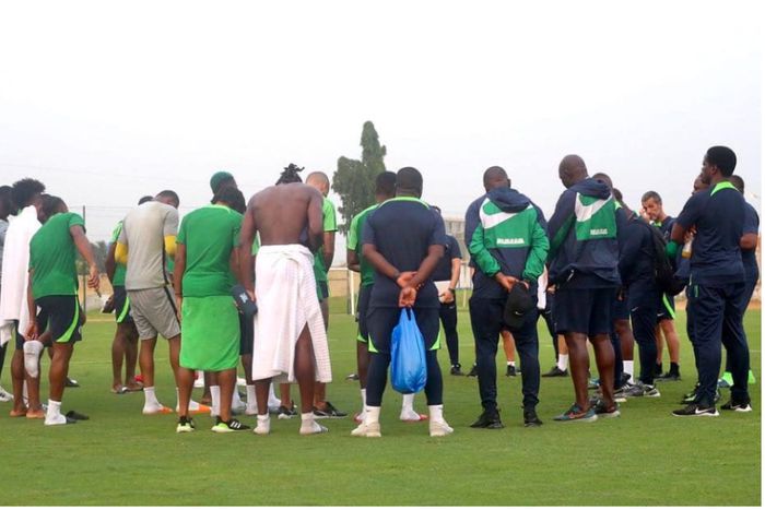 Super Eagles prepare for Ivory Coast.