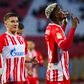 Super Eagles star Peter Olayinka is on target for Crvena Zvezda against Voždovac.