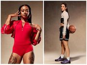 Sha'Carri Richardson steals the spotlight at the Super Bowl alongside WNBA star Caitlin Clark