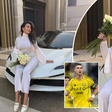 Ronaldo’s fiancée Georgina Rodríguez shows off new ₦700 MILLION Ferrari days after 32nd birthday