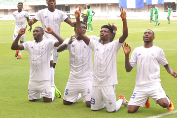 Acquah-man’s hattrick fires Rivers United past sorry Motema Pembe