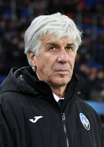 Atalanta head coach Gian Piero Gasperini