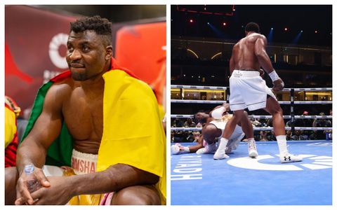 ‘Woke up this morning and felt like this wasn't my day’ - Ngannou said he knew he would lose the fight with Joshua