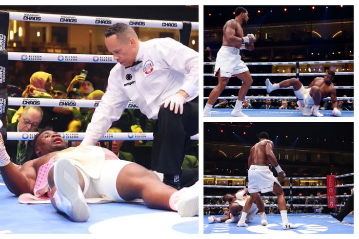 Ngannou claims Joshua’s blow gave him memory loss