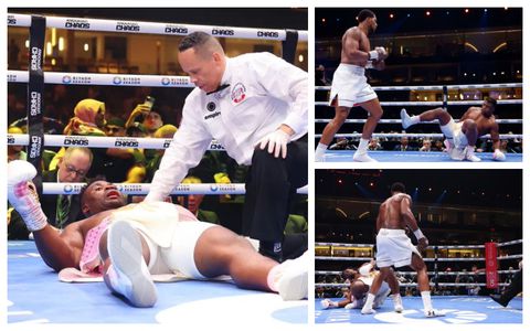 'I didn't feel the punch' - Ngannou claims Joshua’s blow gave him memory loss