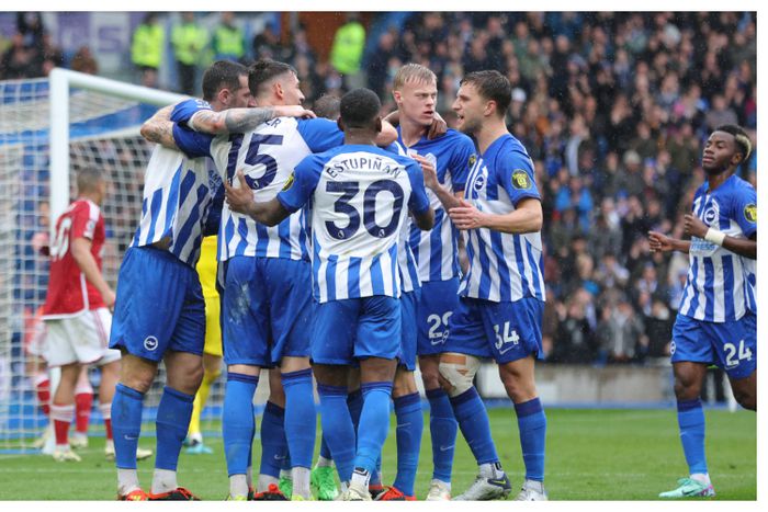 Brighton beat Nottingham Forest
