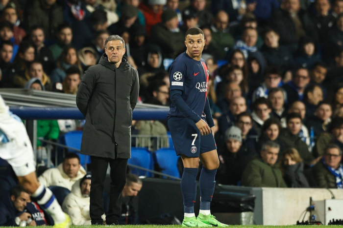 Kylian Mbappe and Luis Enrique || Image credit: Imago