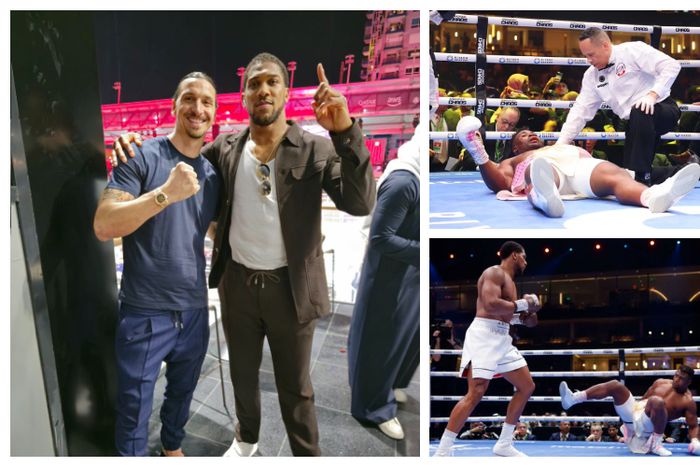 Zlatan Ibrahimovic challenges Anthony Joshua