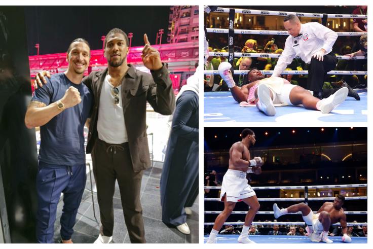 Zlatan Ibrahimovic challenges Anthony Joshua