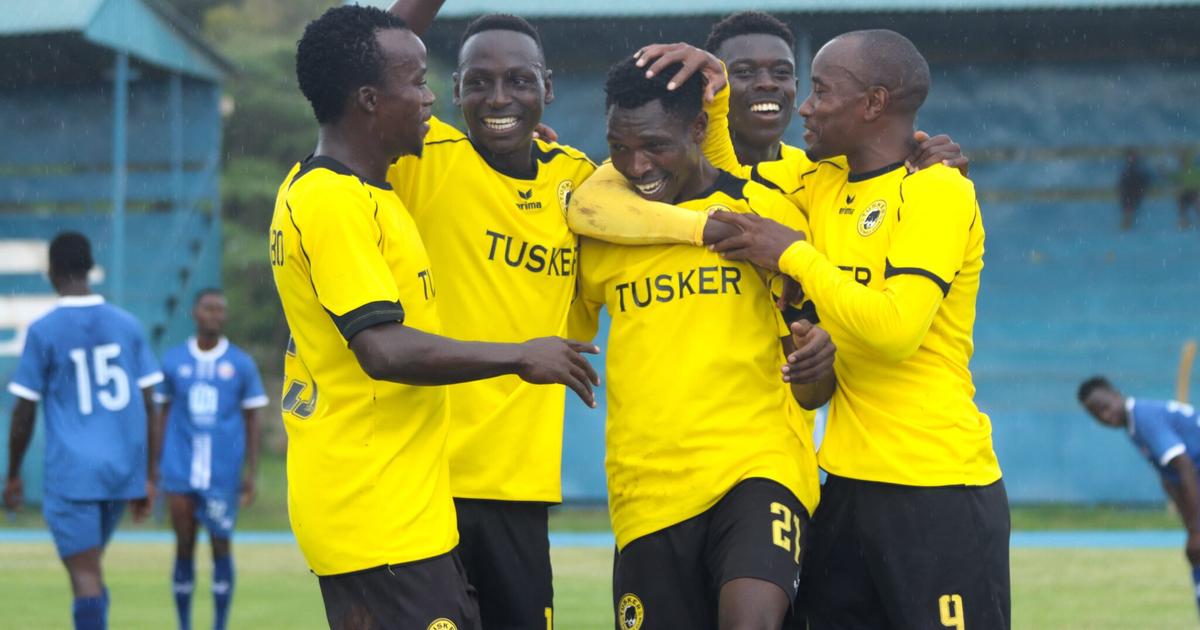 James Kibande’s header deepens Nzoia Sugar’s relegation woes as Tusker ...