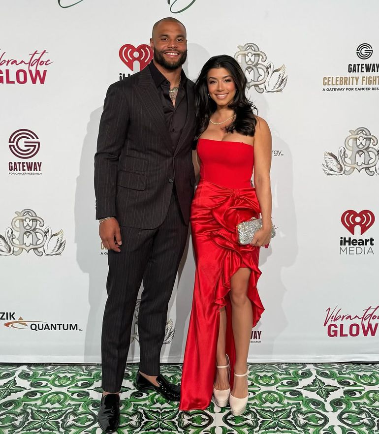 Dak Prescott and Sarah Ramos