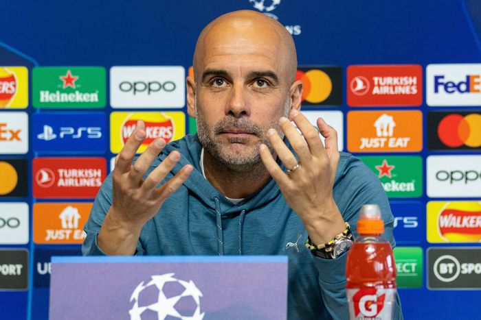 Pep Guardiola in press conference ahead of Manchester City vs Bayern Munich match.