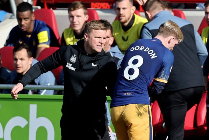 Gordon was unhappy with his substitution