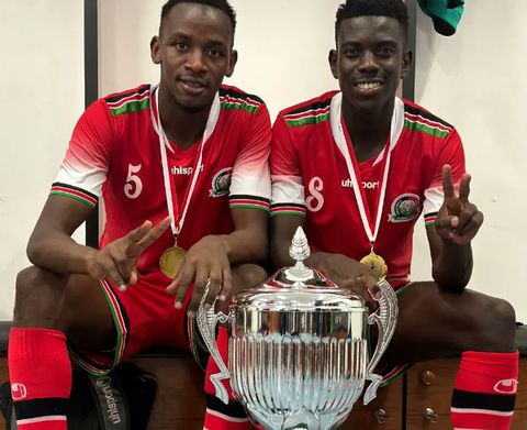 New Harambee Stars star admits 'lucky charm' behind rapid rise from Div.2 to international stage