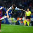 Barcelona vs Espanyol in La Liga action