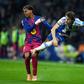 Barcelona vs Espanyol in La Liga action