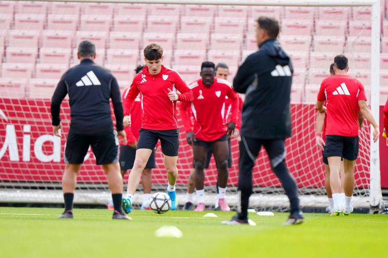 Luis Garcia in training