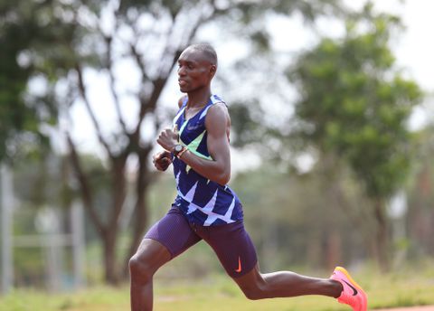 Abel Kipsang gunning for a scorching 1500m at Kip Keino Classic