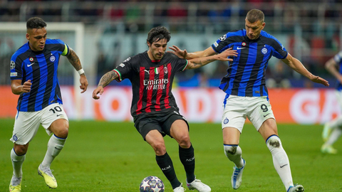 Milan vs Inter: Nerazzurri take crucial first-leg advantage