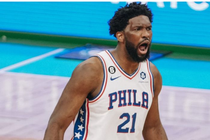 Embiid scored 30 points for the third consecutive game in the series,