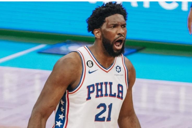 Embiid scored 30 points for the third consecutive game in the series,