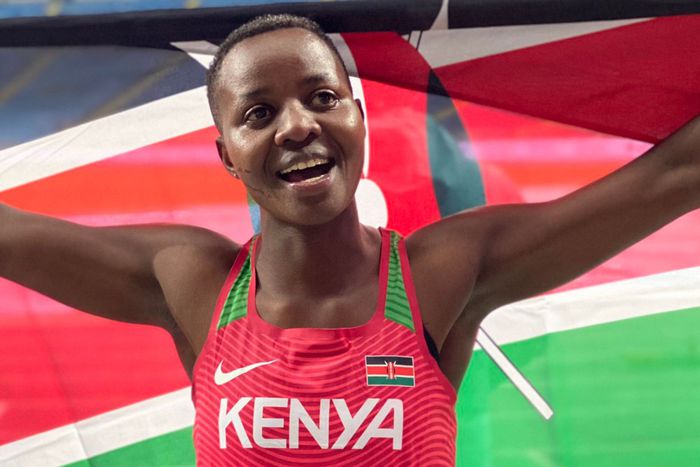 Monica Safania of Kenya.