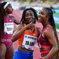 Africa's fastest woman Ta Lou-Smith & her husband enjoy Shelly-Ann Fraser-Pryce's company in Jamaica