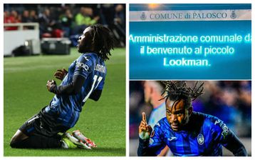 Italian couple name their child after Super Eagles star Ademola Lookman after scoring against Marseille