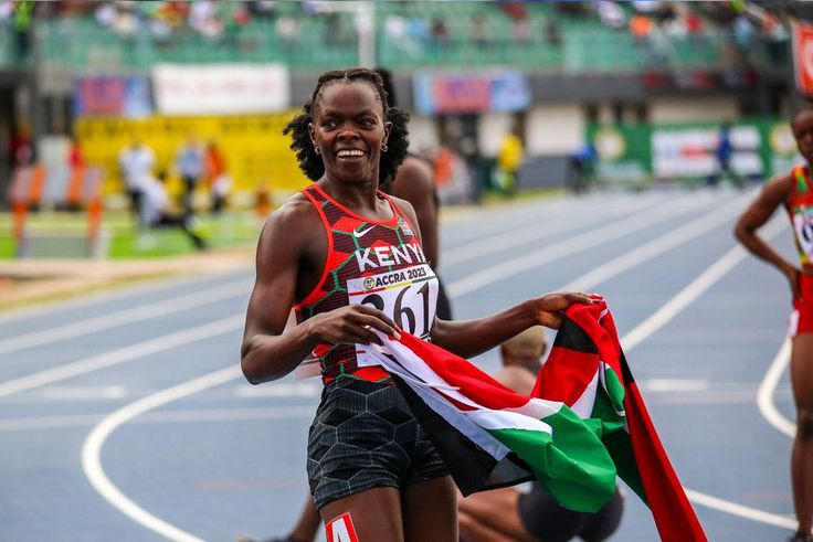 Mary Moraa stuns Briton opponent to drop a sub-1:58 at Doha Diamond League