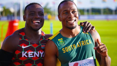How South Africa's Akani Simbine motivated Ferdinand Omanyala to keep going despite setbacks