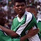 Super Eagles legends Jay Jay Okocha and Kanu Nwankwo.
