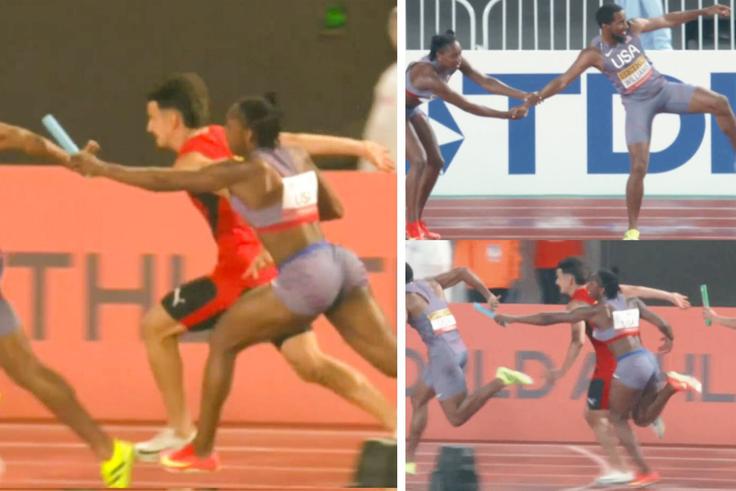 They Just Never Learn! USA Disqualified from World Relays Event After Botched Baton Exchange