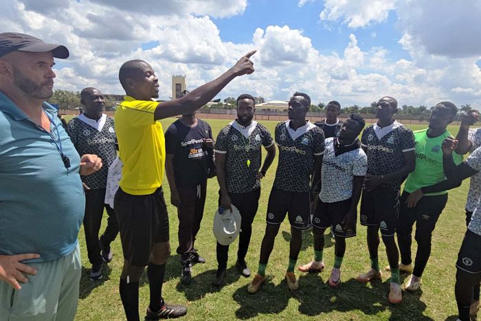 Action during Gor Mahia's internal derby following postponement of Mashemeji Derby.