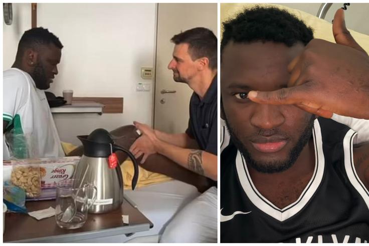 Respect: Super Eagles striker Boniface reveals music superstar who supported him after surgery