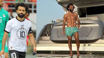 Mohamed Salah shows off physique on yacht ahead of Egypt's AFCON qualifier