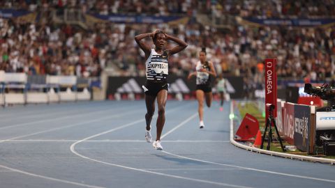 ‘I don’t know how I made it’ - Faith Kipyegon in disbelief after smashing second world record in a week